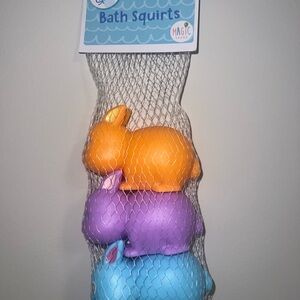 Easter Bunny Bath Squirts - Orange, Purple, and Blue